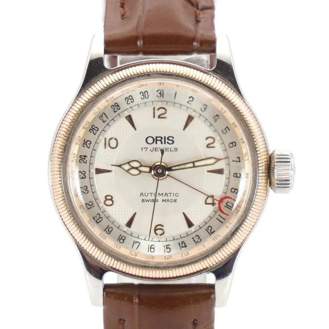 ORIS 自動巻き 腕時計 シルバー稼動品ヴィンテージ