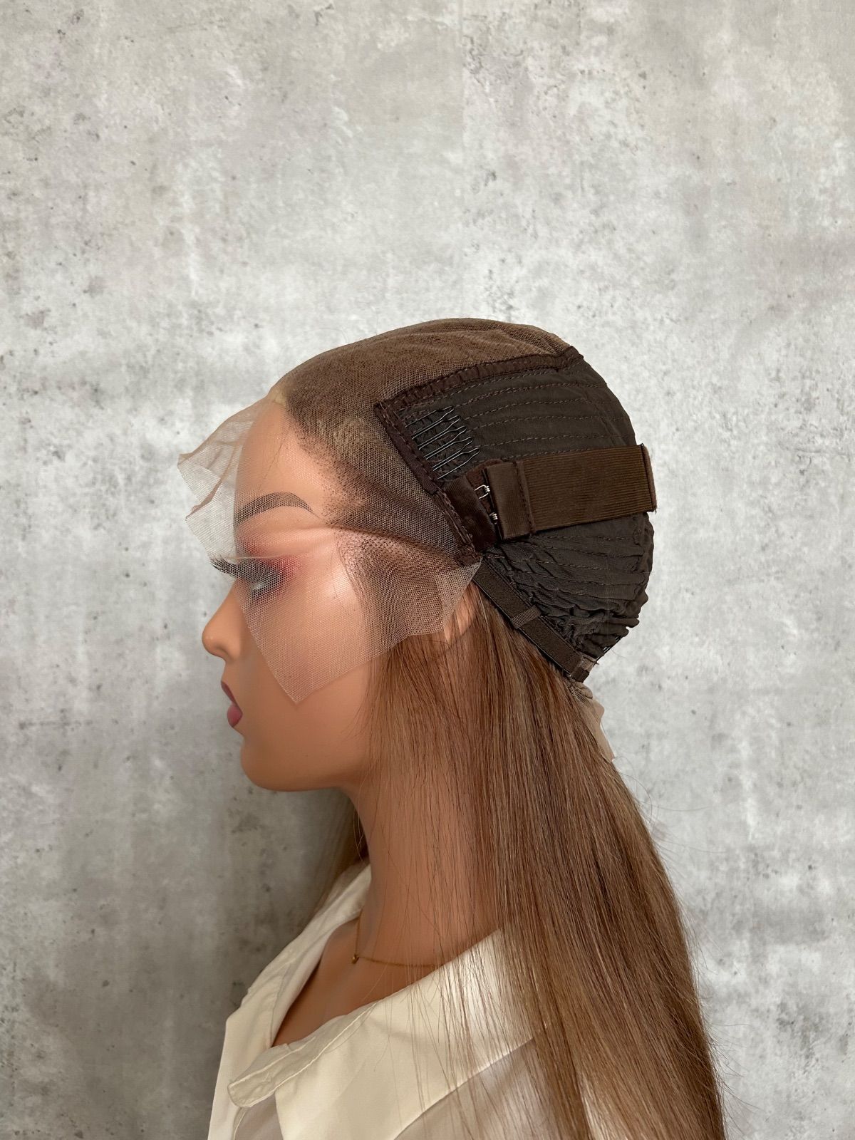 人毛100％フルウィッグ