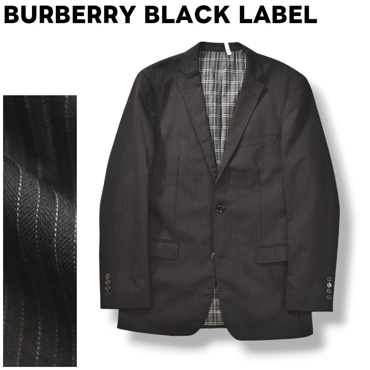 美品】 バーバリー ブラックレーベル BURBERRY BLACK LABEL 2B