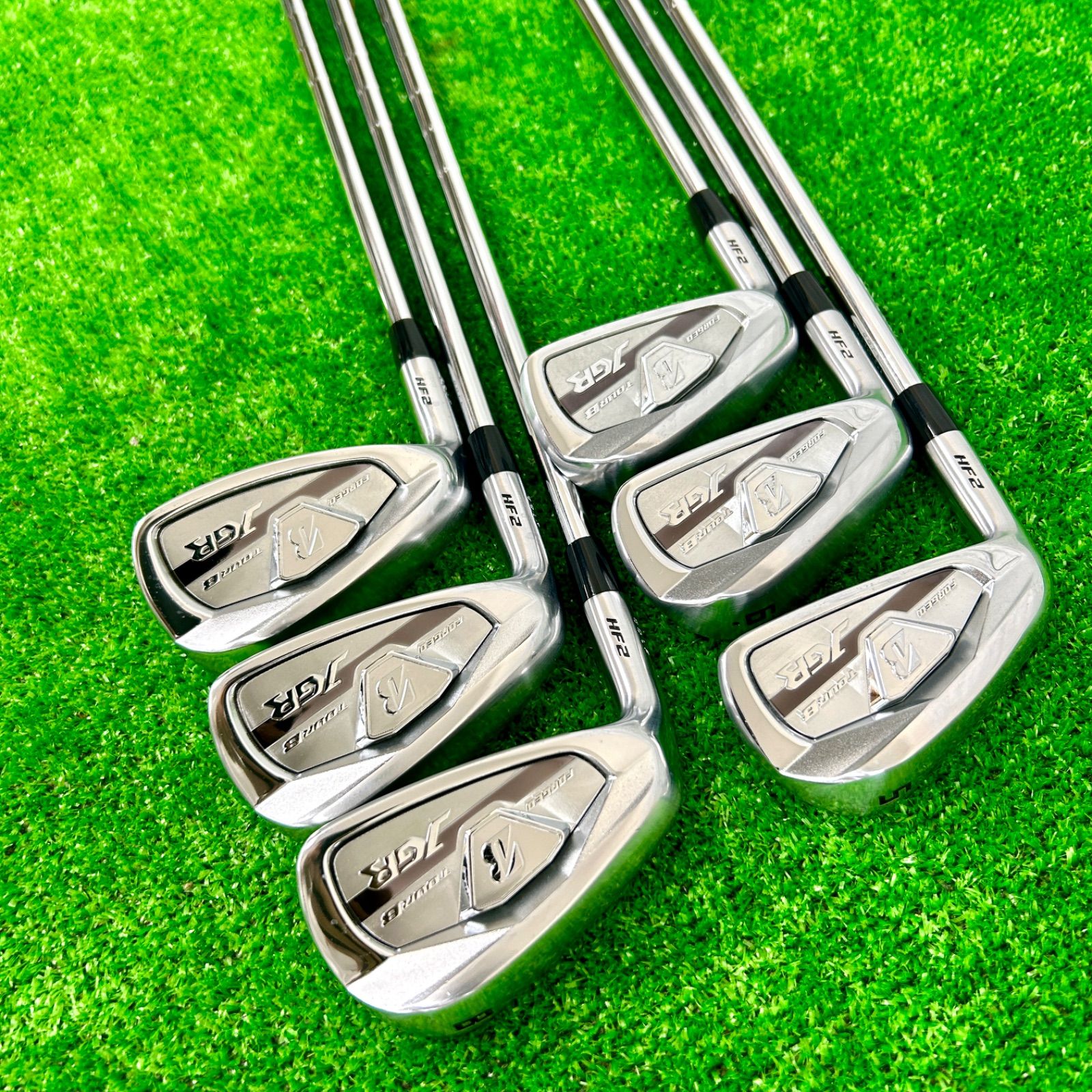 【極美品】レフティー ブリヂストン JGR TOUR B アイアンセット 6本（５番〜PW）N.S.PRO.MODUS3 TOUR105【S】モーダス  左用