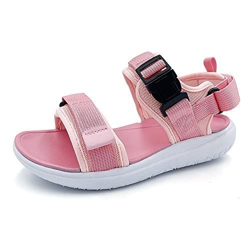 KID307-ピンク_20.0 cm [アモジ] サンダル キッズ サンダル 子供 さんだる きっず スポーツ サンダル 男の子 水陸両用 子ども アウトドアサンダル こども 女の子 外出履き 海 川 サンダル ジュニア