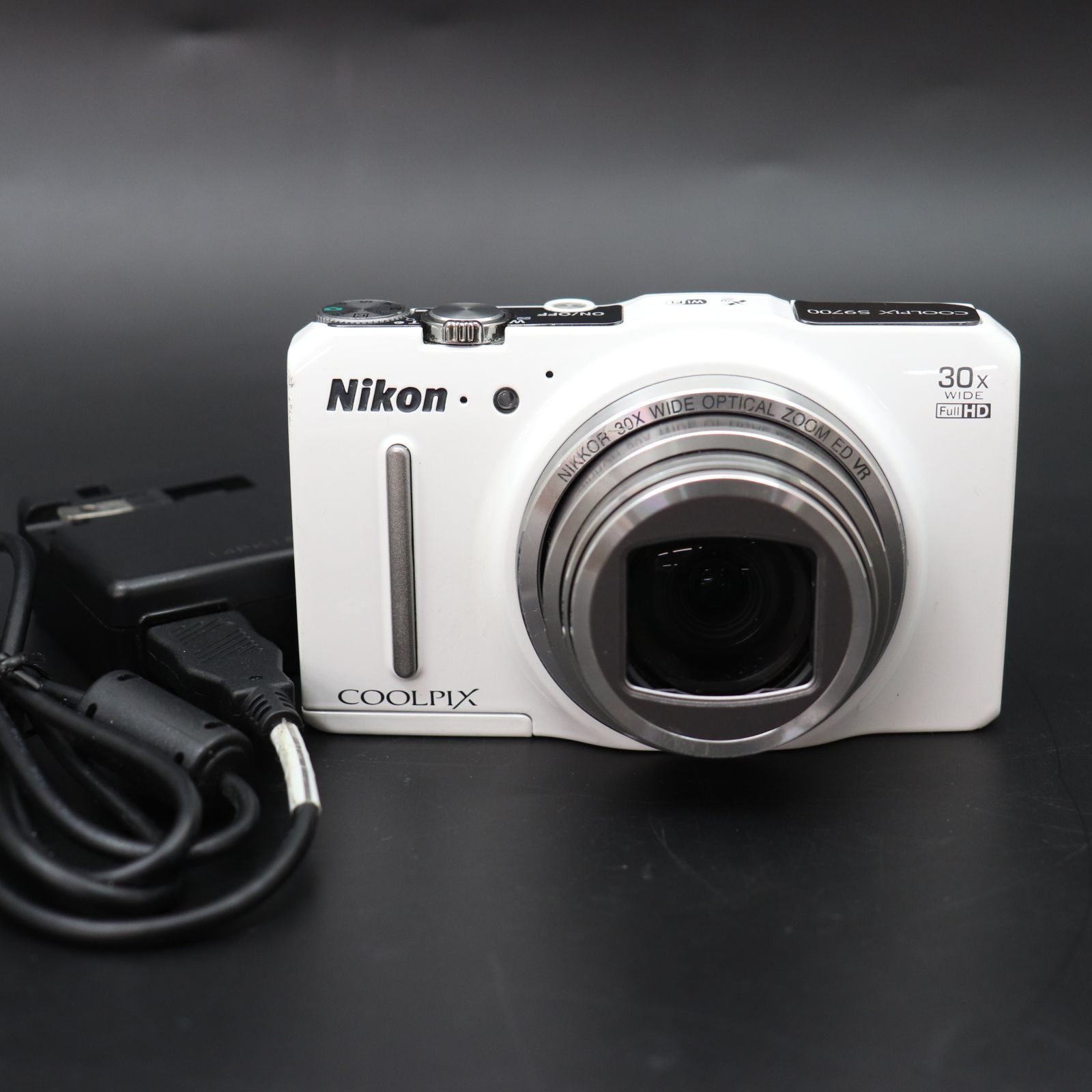 COOLPIX S9700 エレガントホワイト  M999 Amazon | Nikon デジタルカメラ S9700 光学30倍 1605万画素 エレガント