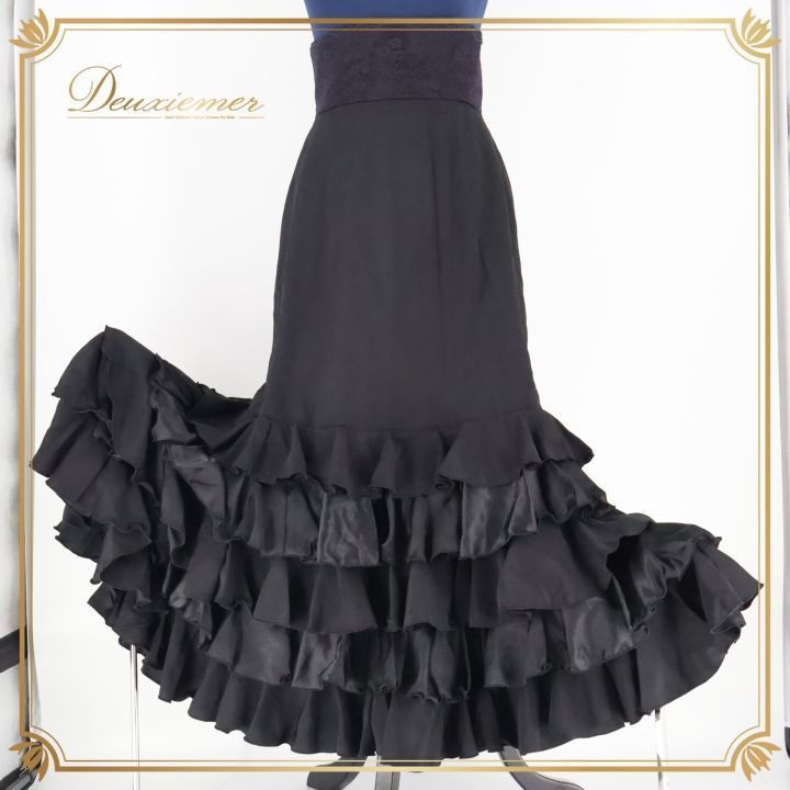 フラメンコ衣装　スカートレース ボリューム オーダーメイド フラメンコ衣装 スカートレース ボリューム オーダーメイド