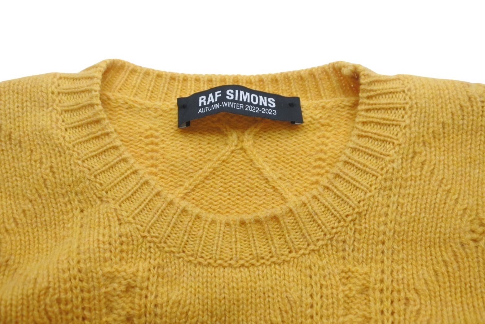 極美品 RAF SIMONS ラフシモンズ ニット セーター 22AW ブレイド
