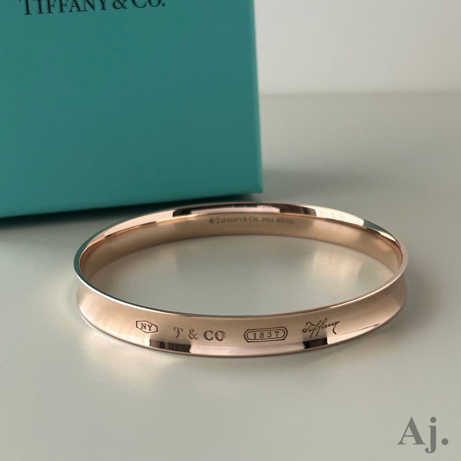 Tiffany & Co 1837 ナロー カフ バングル メンズ