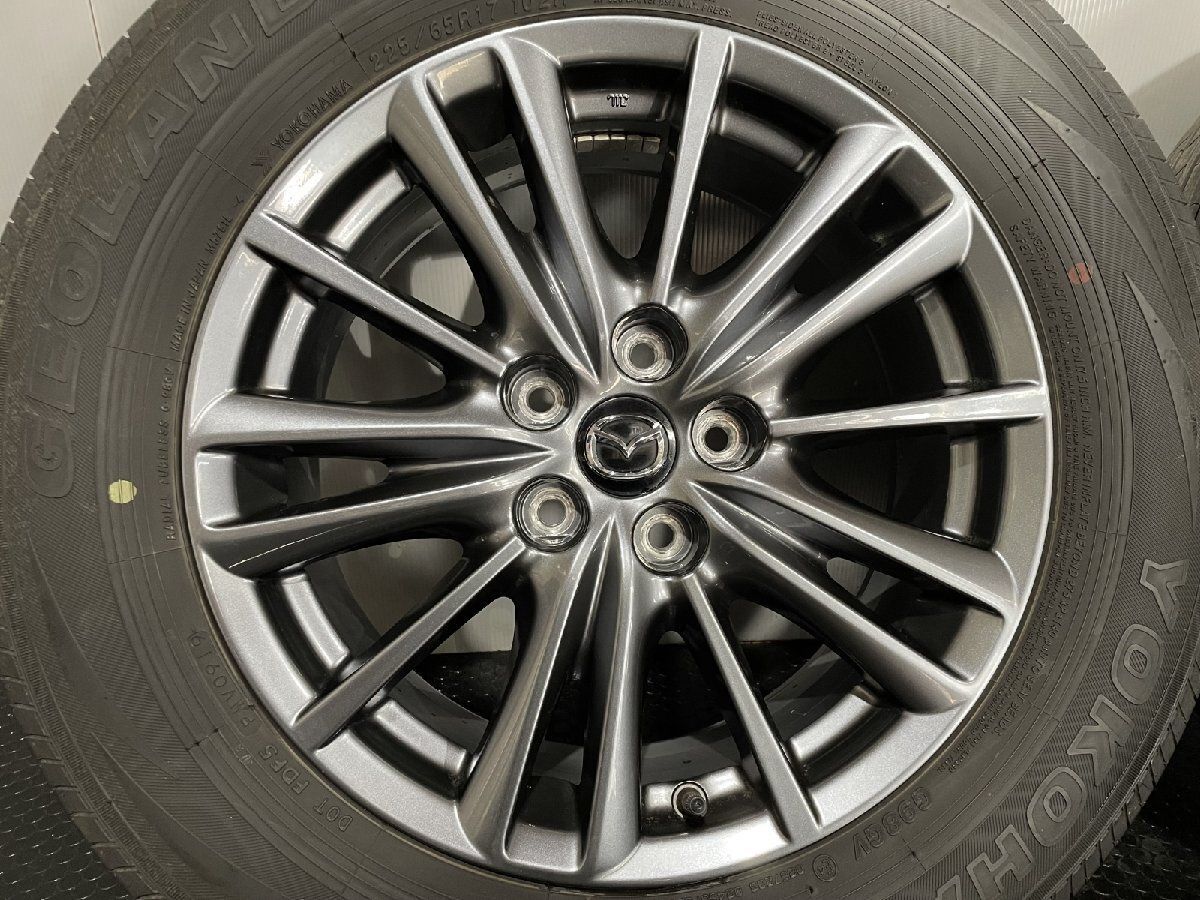 【YOKOHAMA GEOLANDAR G98 225/65R17】夏タイヤ【MAZDA CX-5 純正ホイール 17インチ 7J5HPCD114.3+45】19年製 ハイグロス　(MTO141)