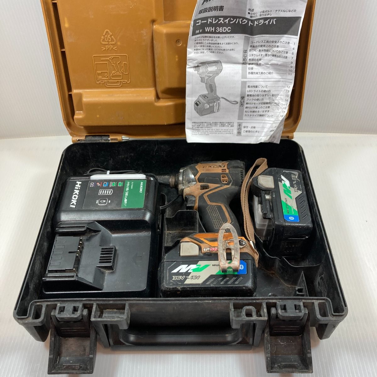 κκHiKOKI ハイコーキ 電動工具 インパクトドライバ コードレス式 36v  