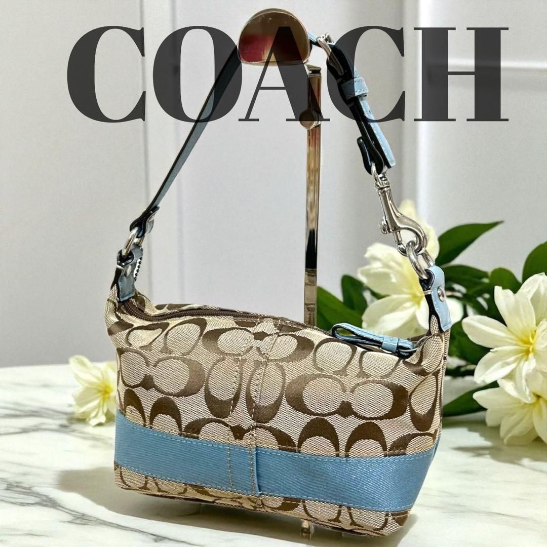 COACH コーチ アクセサリー ポーチ ミニハンドバッグ シグネチャー