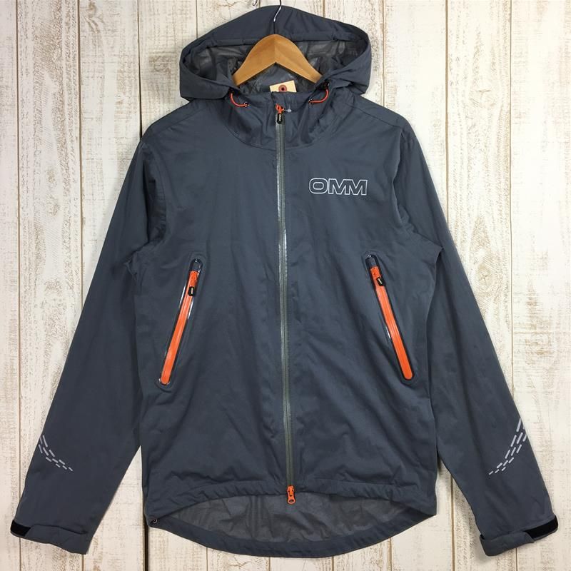 Mens M オーエムエム カムレイカ レース ジャケット 2 Kamleika Race Jacket II ストレッチ レインシェル フーディ OMM グレー系