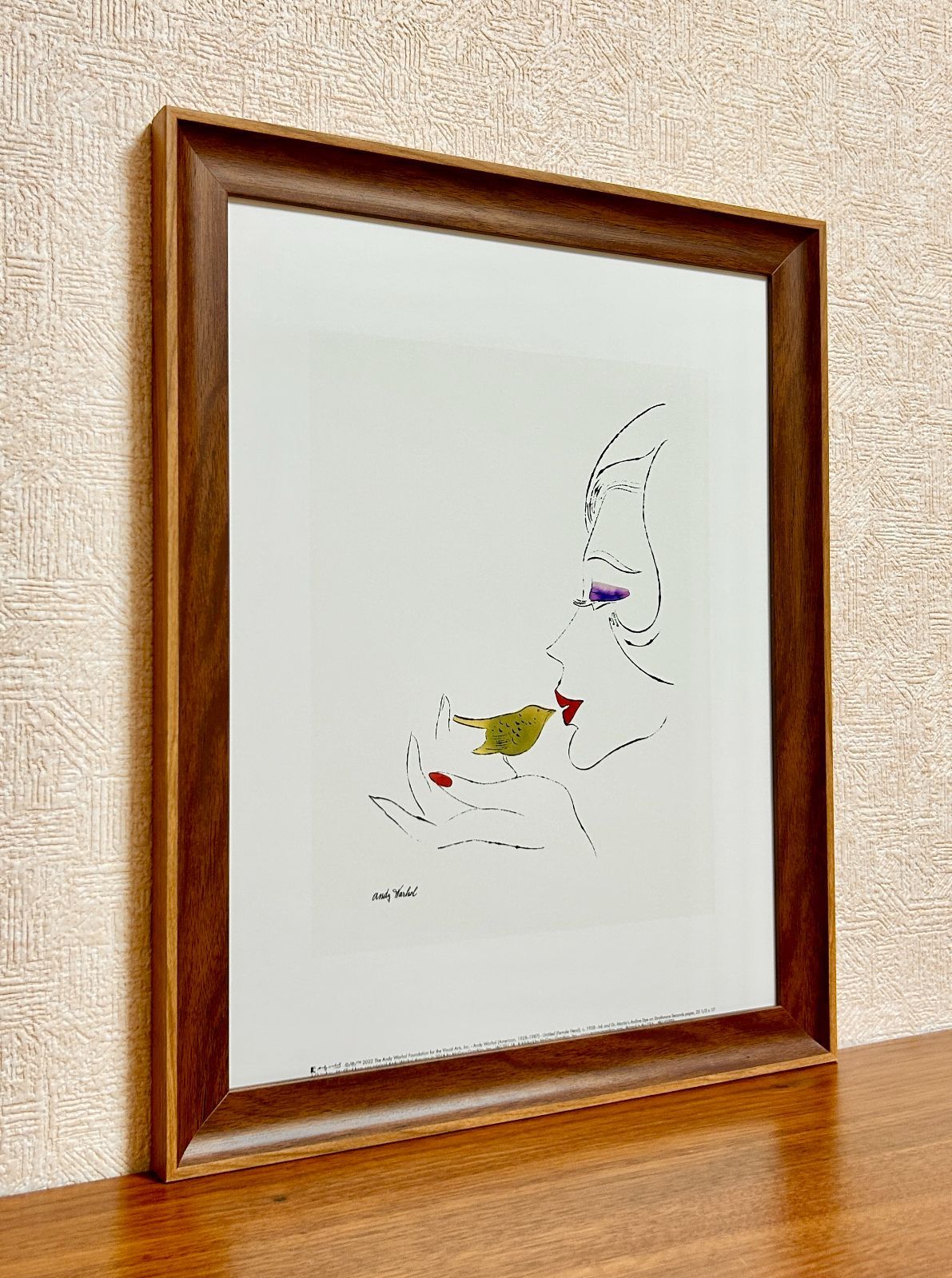 美品　絵画　ポスターアート　額絵　額縁　アンティーク　レトロ　ヴィンテージ 新品☆額縁付アートポスター(BRUCE MCGAW GRAPHICS)☆アンディ