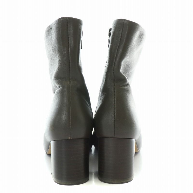 アダムエロペ ブーツ アダムエロペ Adam et Rope' 23AW ラムレザーミドルブーツ