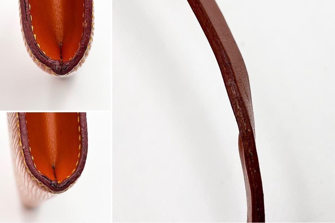 ルイヴィトン M40778 エピ ポシェット アクセソワール ポーチ ブラウン LOUIS VUITTON ルイヴィトン M40778 エピ ポシェット アクセ