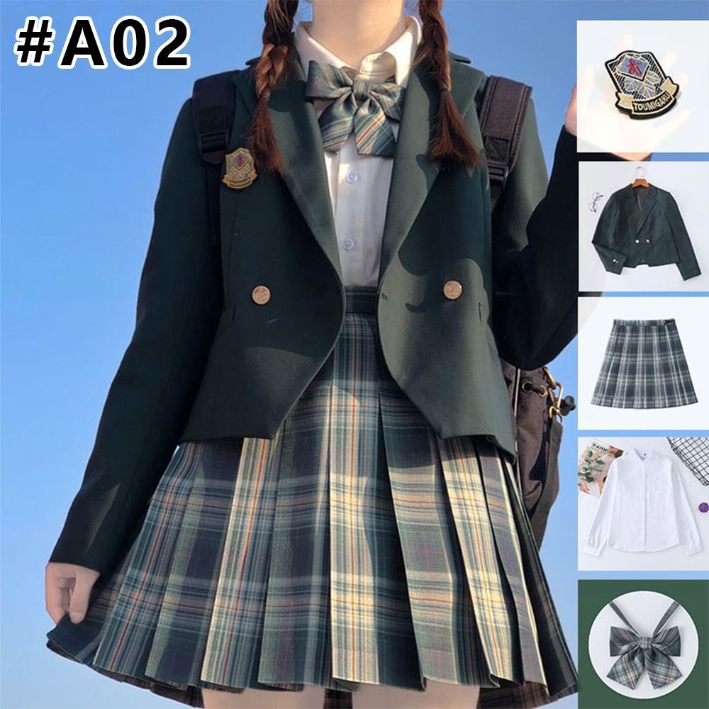 入学式 卒業式 スーツ 女の子 6点セット小学生 子供服 中学生 高校生 リボン エンブレム フォーマルスーツ 卒服 ジュニアスーツ ブラックフォーマル 卒業式服 お受験 発表会2025
