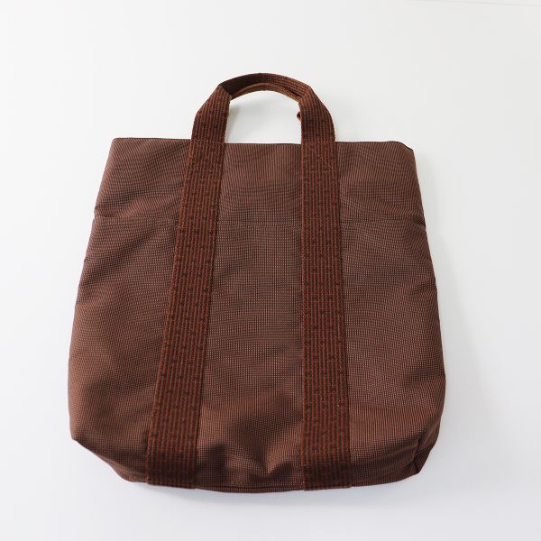 美品 HERMES エルメス エールライン カバス キャンバス トートバッグ
