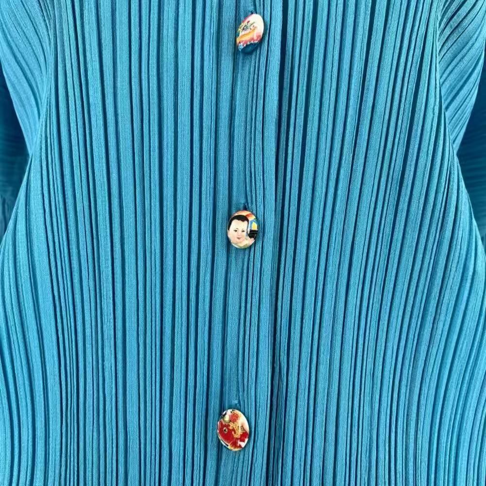 【極美品】プリーツプリーズイッセイミヤケ トップス半袖シャツ　花柄　ブルー 楽天市場】ブルー（ブランドイッセイミヤケ）（Tシャツ