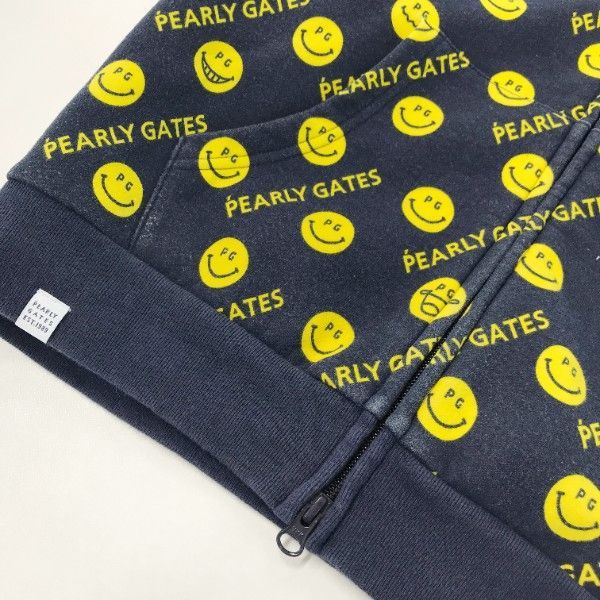 PEARLY GATES ジップ付きパーカー サイズ0 PEARLY GATES｜ストレッチデニットフルジップフーディ (MENS