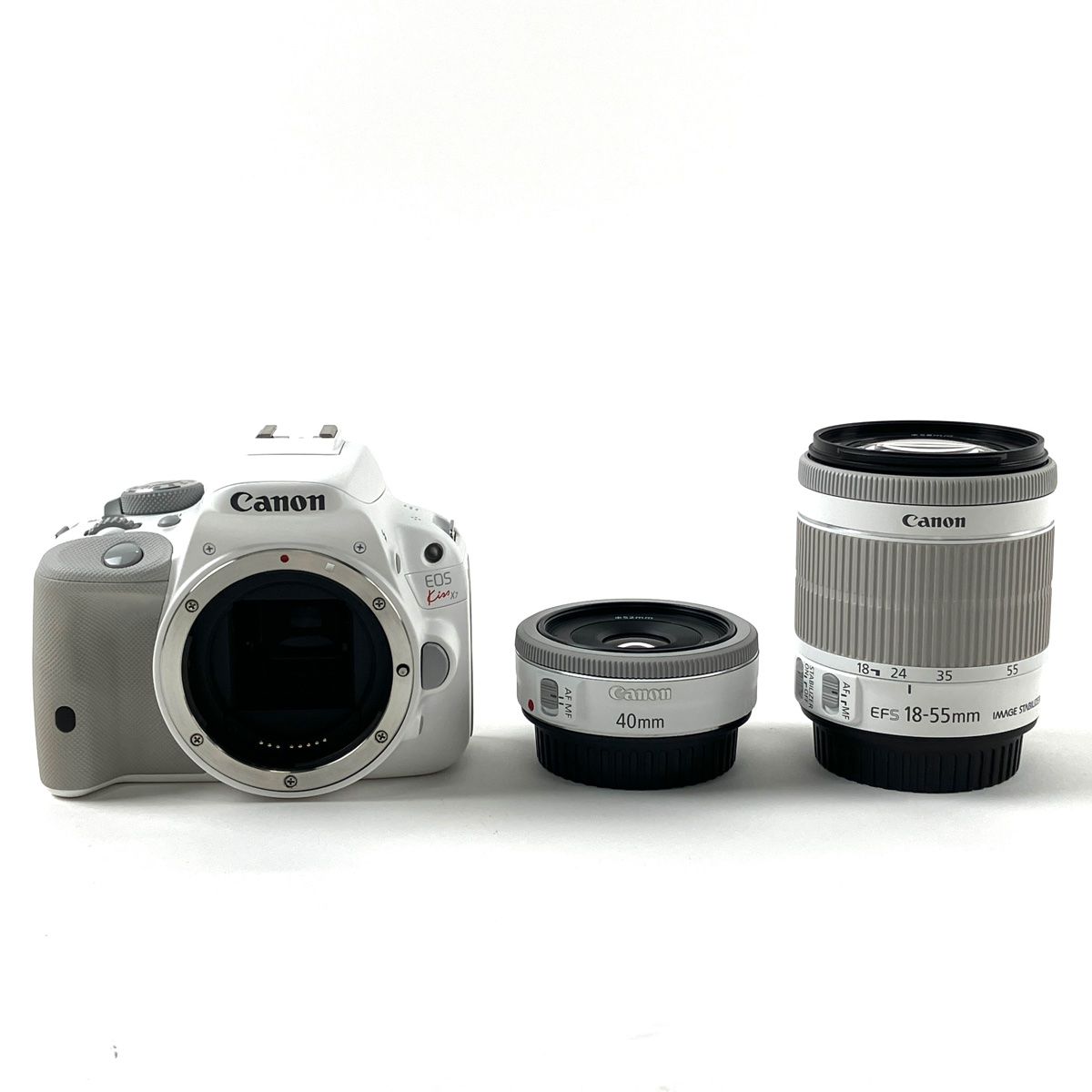 キヤノン Canon EOS Kiss X7 ダブルレンズキット ホワイト デジタル