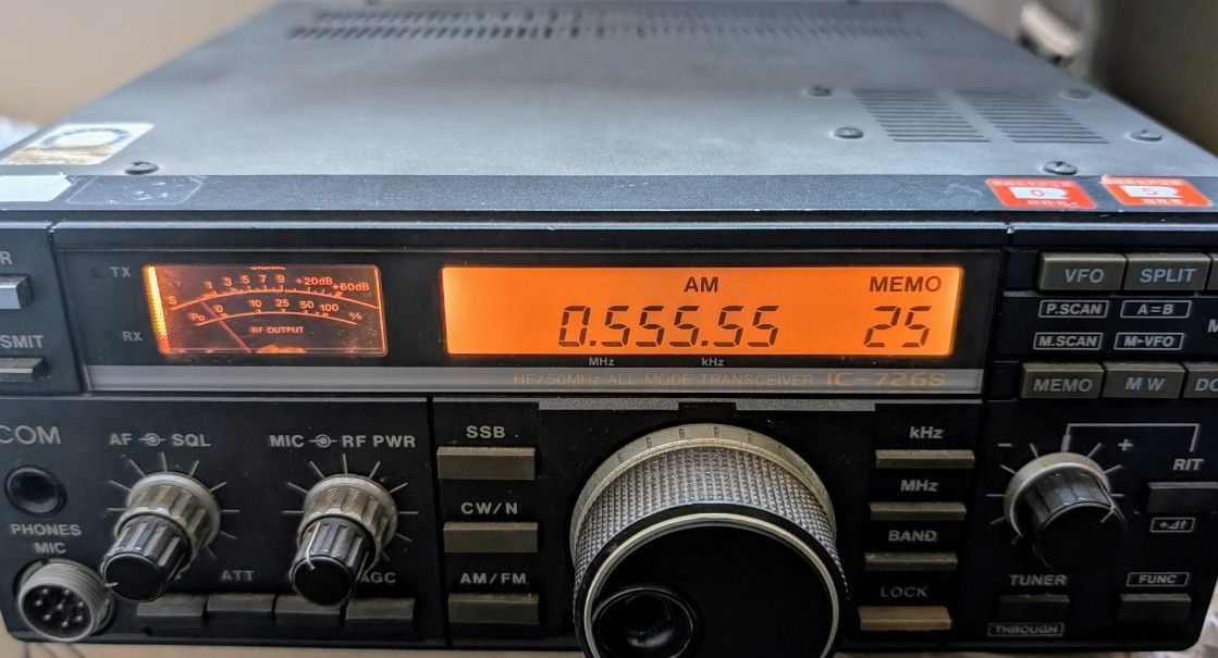ICOM IC-726S トランシーバー 本体 ICOM IC726Sの修理 | 皆空の中で