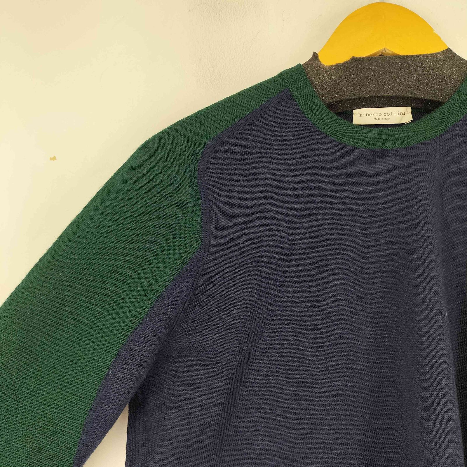 ロベルトコリーナ ROBERTO COLLINA イタリア製 ツートンカラー