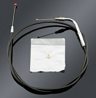 アクセルケーブル 1996〜22年モデル ブラックビニール：88cm