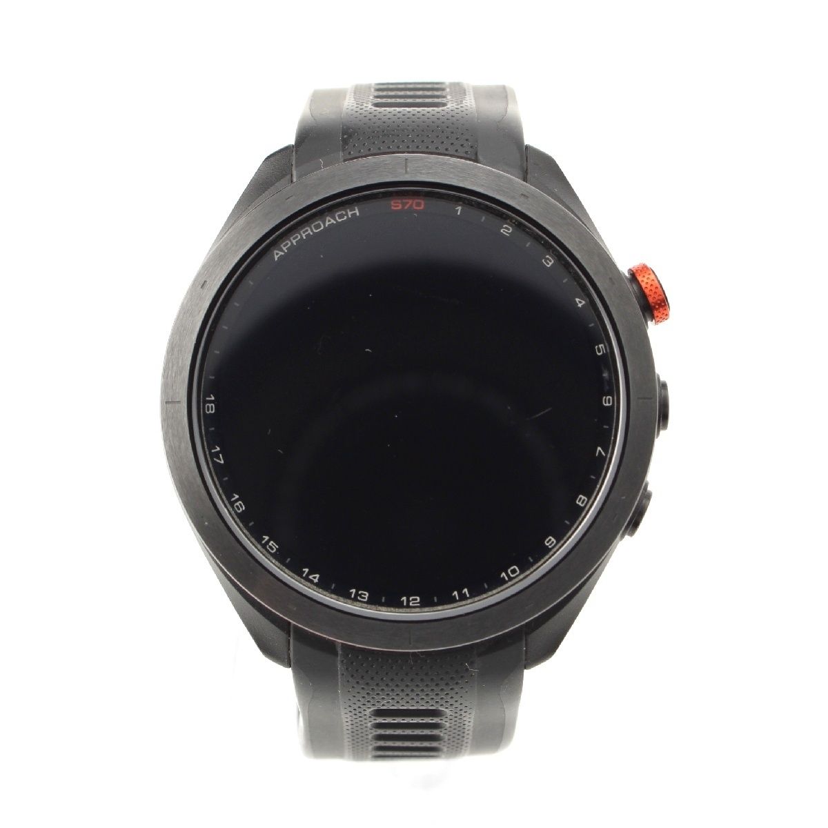 ガーミン Garmin Approach アプローチ S70 GPS ゴルフスマートウォッチ 腕時計 ラバーバンド ブラック