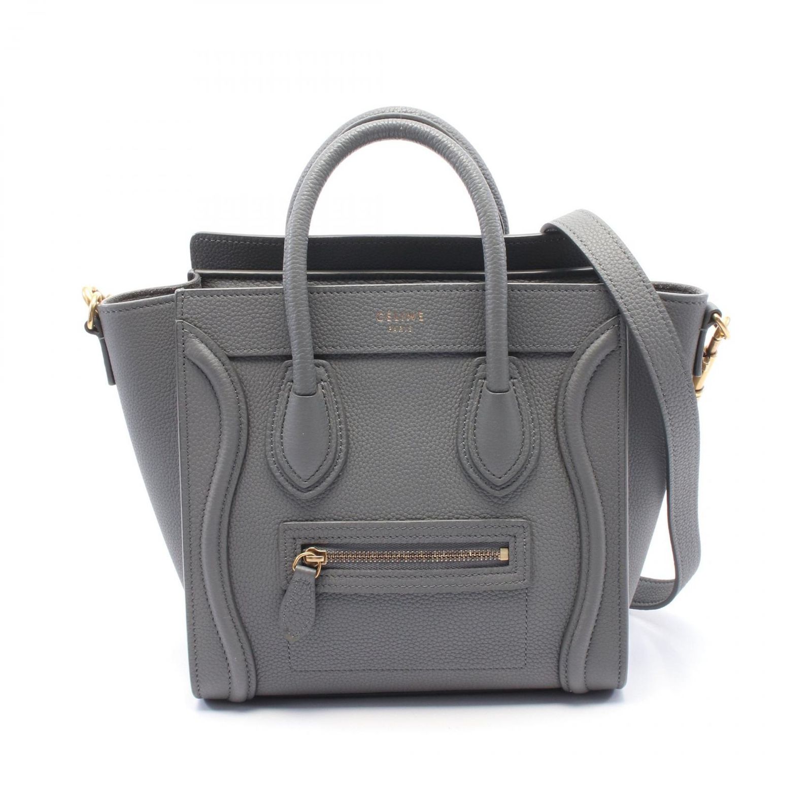 CELINE セリーヌ ラゲージ ナノショッパー ハンドバッグ