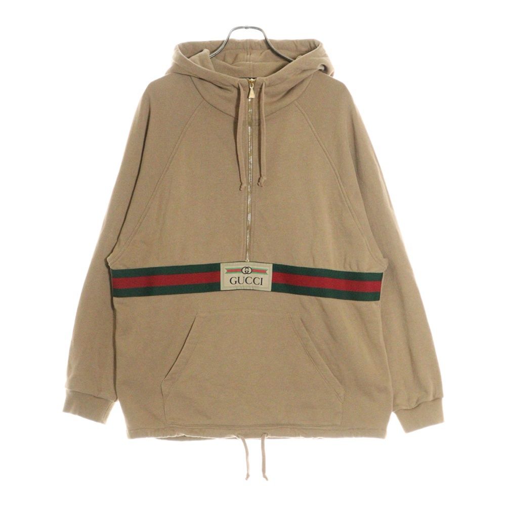 【GUCCI】グッチ スウェット ベージュ 中古・古着通販】GUCCI (グッチ) スウェットロゴトレーナー