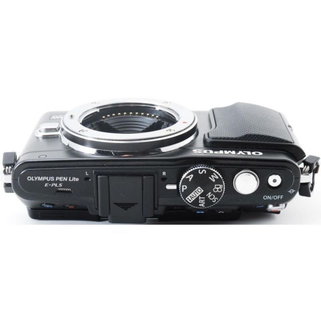 オリンパス ミラーレス OLYMPUS PEN Lite E-PL5 ブラック レンズキット