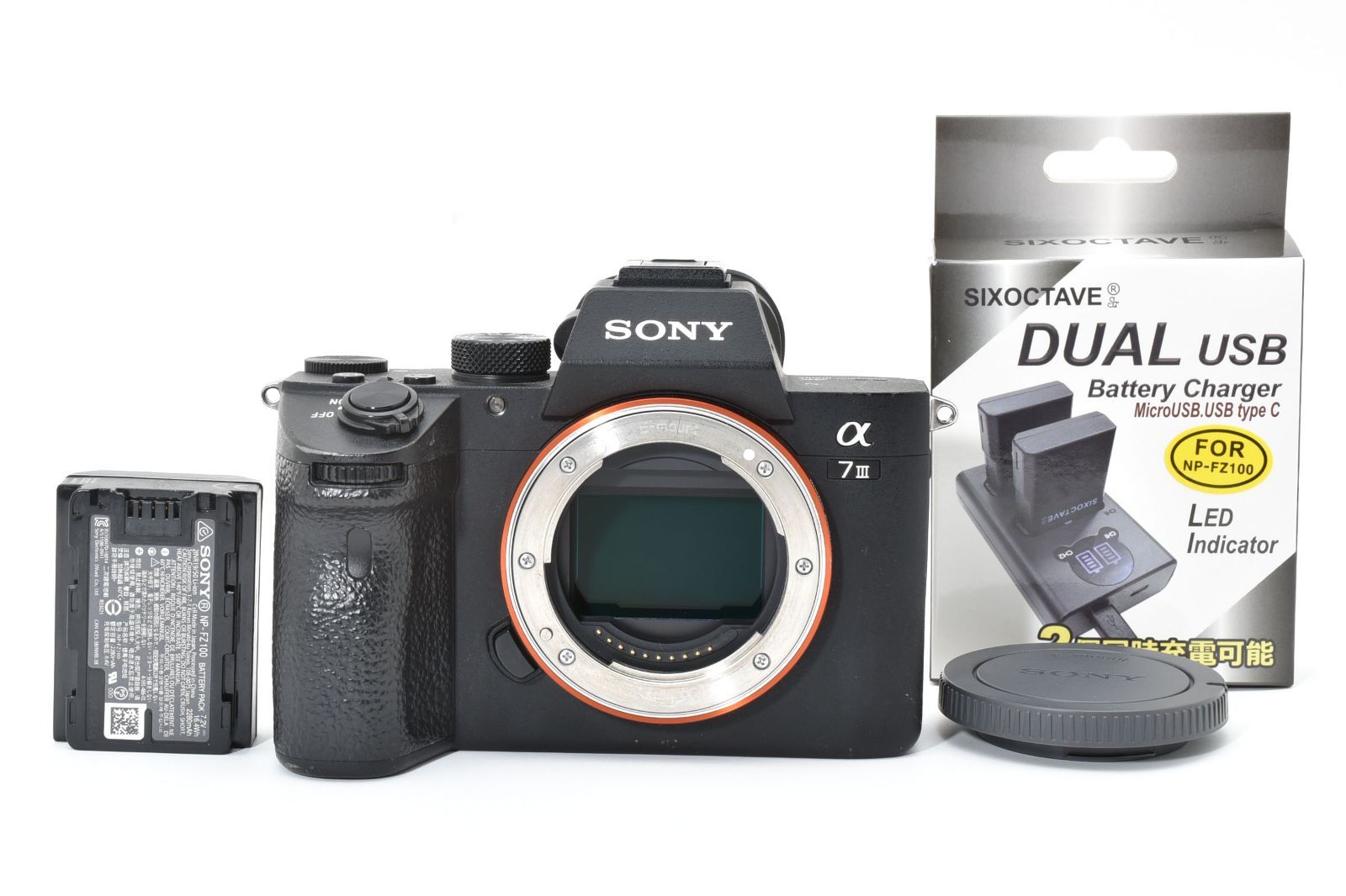 SONY ソニー α7III ILCE-7M3 ブラック ミラーレス一眼カメラ シャッター26106 上品 A