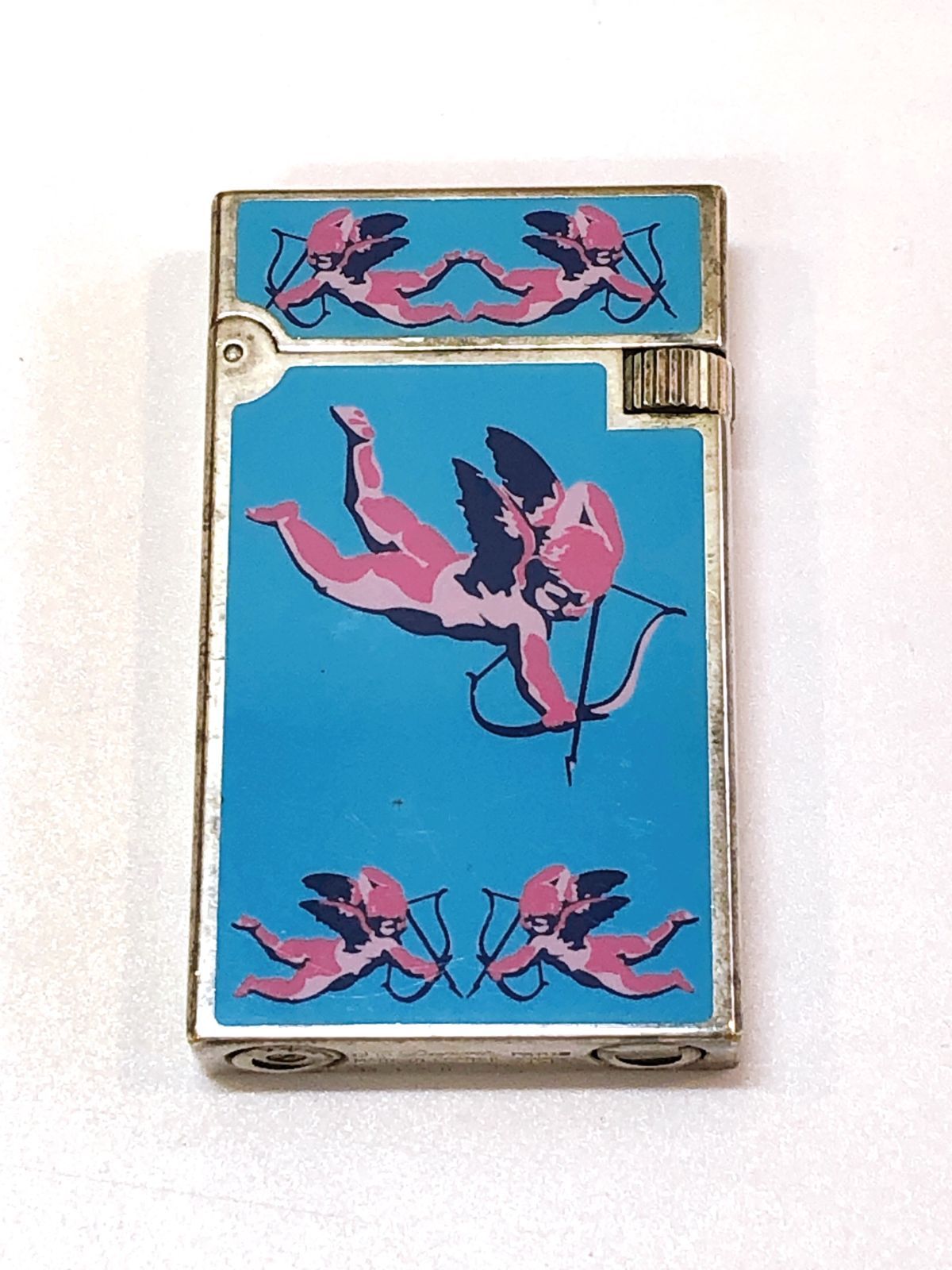 2933 デュポン ガスライター ファンタジーシリーズ 天使 1I1DH28 エンジェル ラインＤ ガスライター 喫煙グッズ タバコ道具