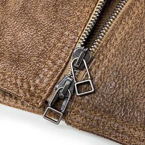 キートン Kiton レディース レザージャケット 茶色 サイズ42 羊革