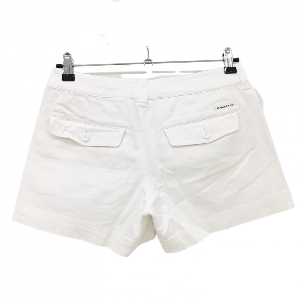 78 パーリーゲイツ 定価22,000円 ショートパンツ 白 ホワイト 0 S パーリーゲイツ ショートパンツ 白 シンプル レディース 0(S