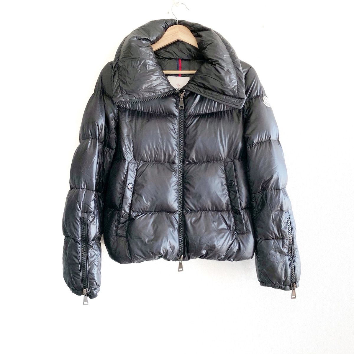 MONCLER(モンクレール) ダウンジャケット サイズ0 XS レディース美品 BANDAMA 黒 長袖/ジップアップ/冬 - メルカリ