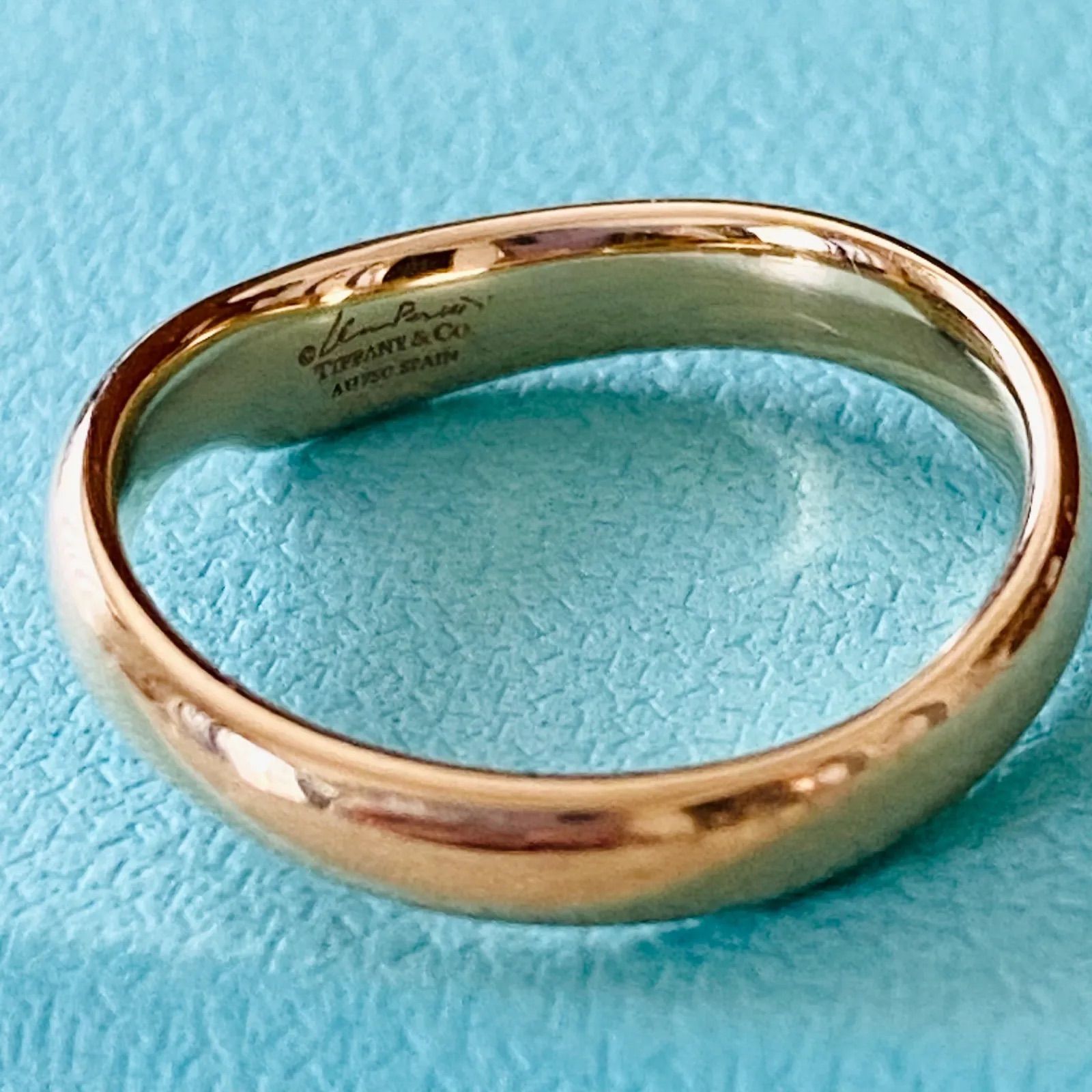 ティファニー　クラシックバンドリング　750　18k　8.5〜9号 ティファニー クラシックバンドリング 750 18k 8.5〜9号 ティファニー