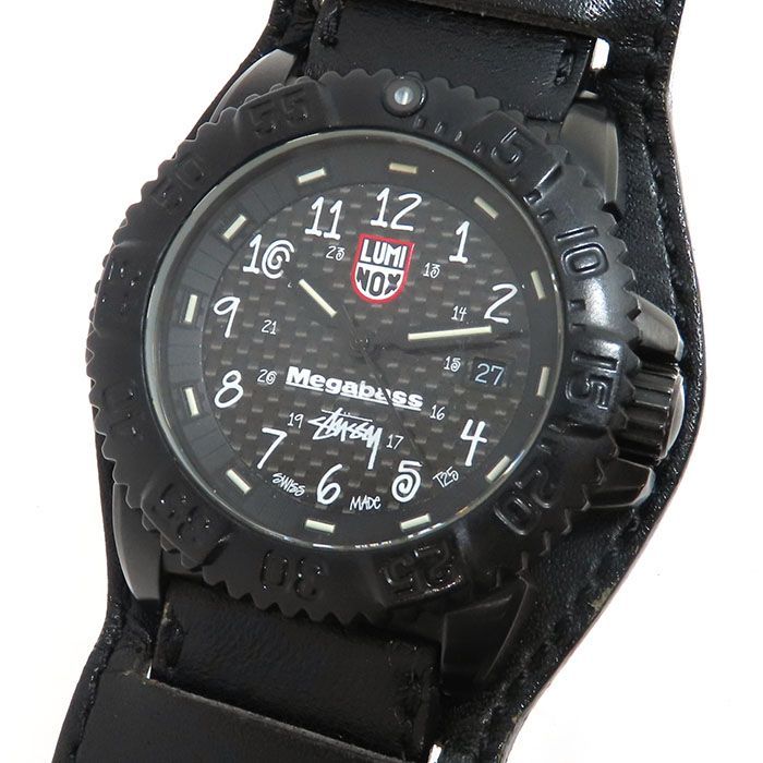 STUSSY×BAPE×LUMINOX コラボ腕時計 ベルト劣化品 ステューシー STUSSY×A BATHING APE×LUMINOX #電池交換 #新潟県