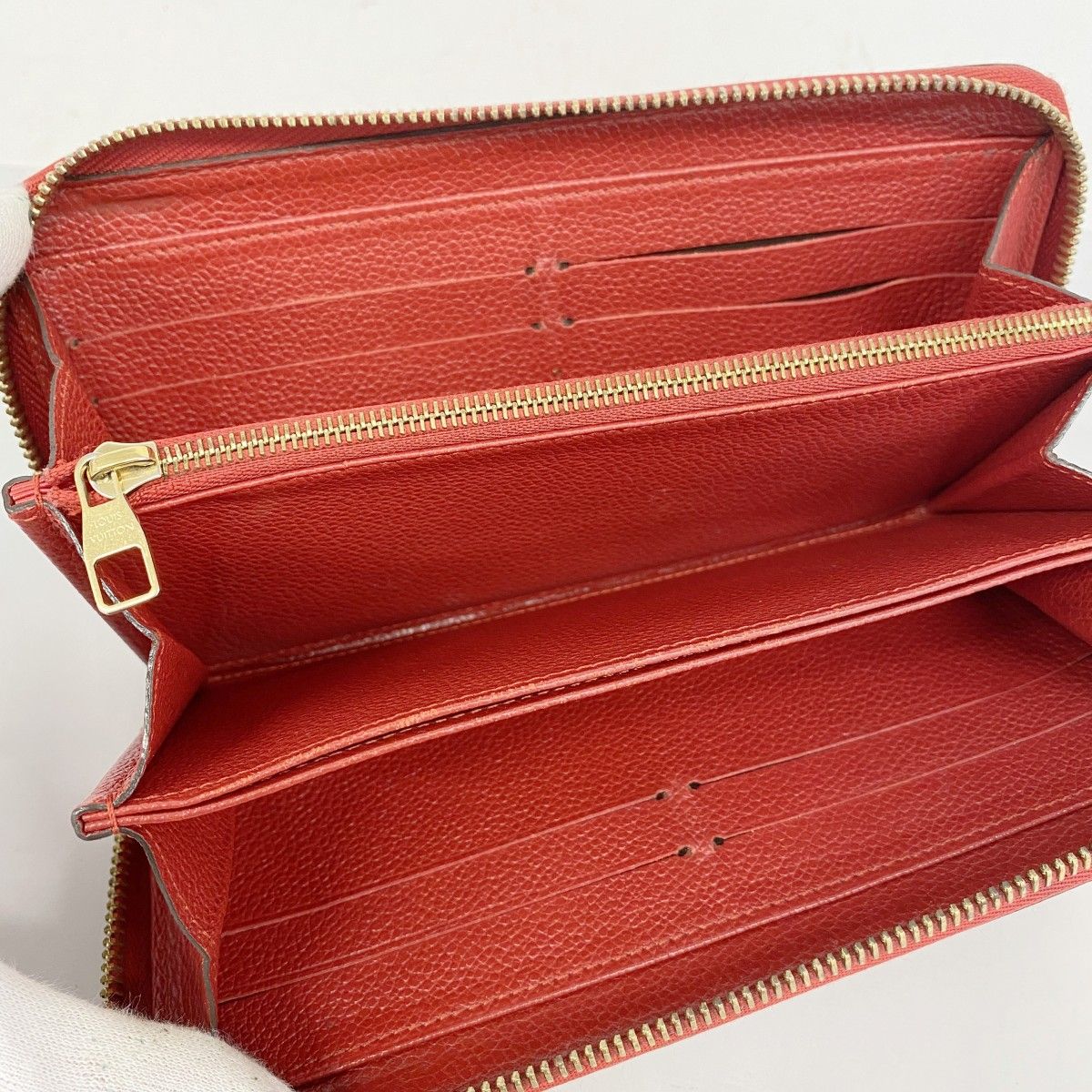 ルイヴィトン LOUIS VUITTON 長財布 モノグラムアンプラント ジッピー