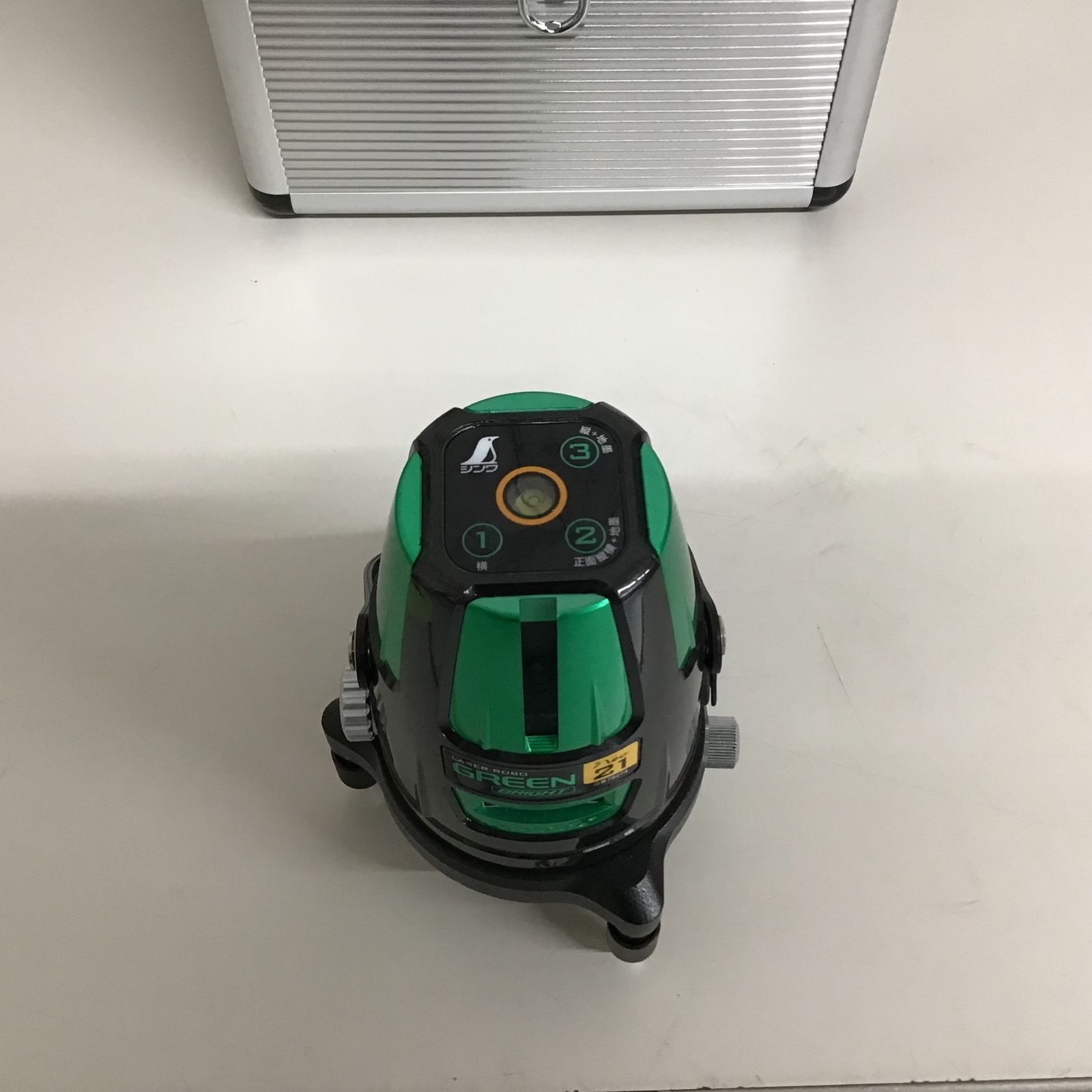 未使用品】☆シンワ測定 グリーンレーザー墨出し器 Neo21 BRIGHT No 