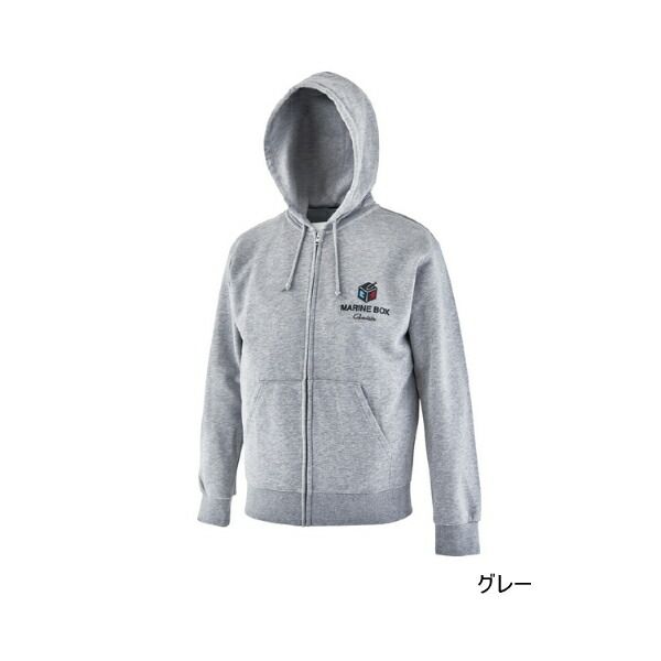 ≪'24年9月新商品！≫ がまかつ マリンボックス スウェットパーカー GM-3761 グレー Sサイズ