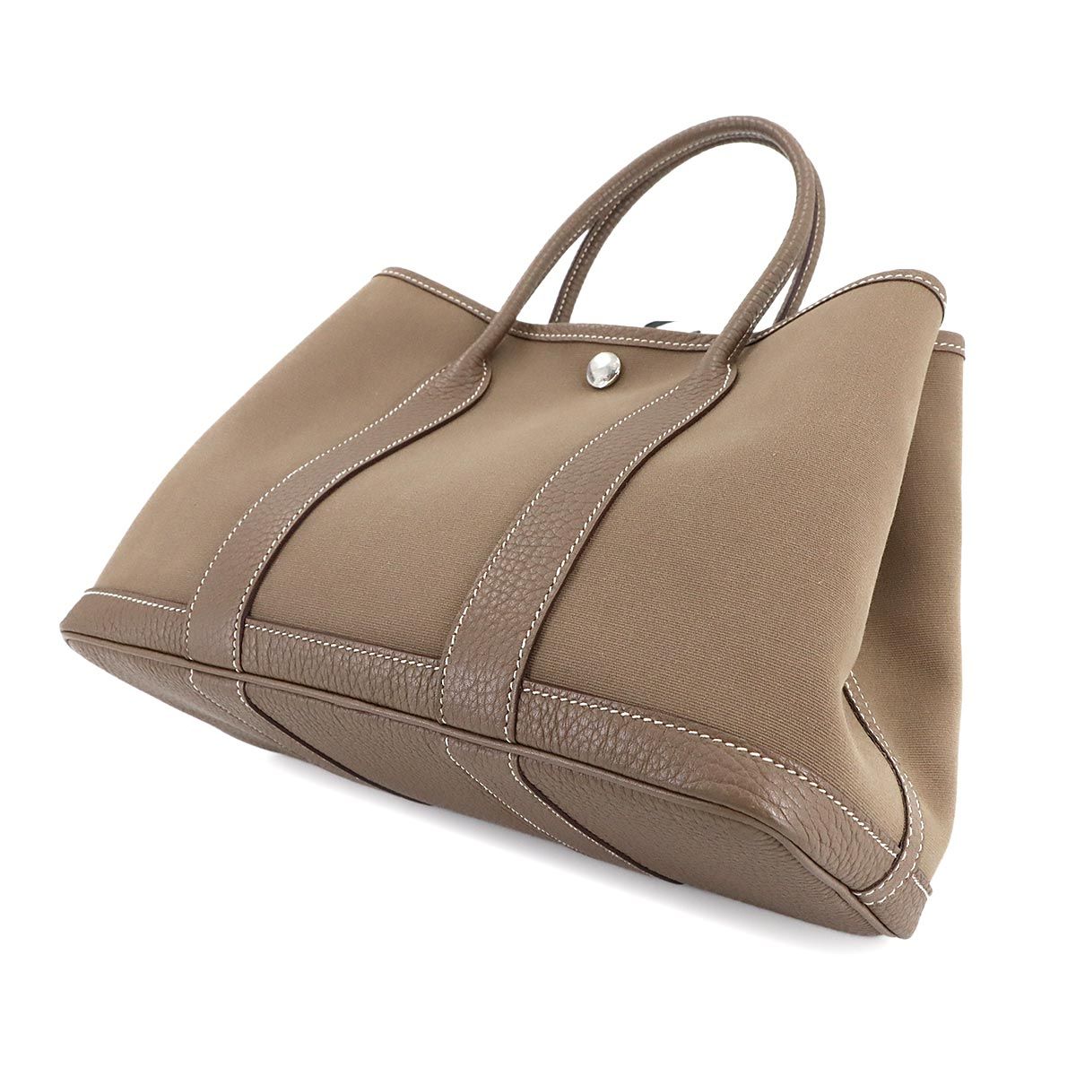 HERMES エルメス ガーデンパーティTPM ネゴンダ エトゥープトートバッグ 新品同様 エルメス HERMES ガーデンパーティ TPM トート バッグ
