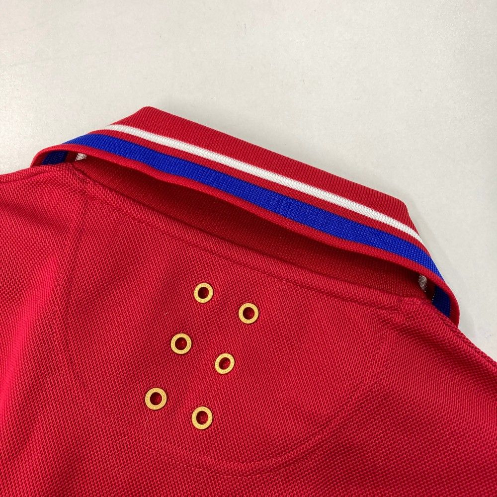サイズ：5 RUSSELUNO ラッセルノ 襟付 半袖Tシャツ レッド系