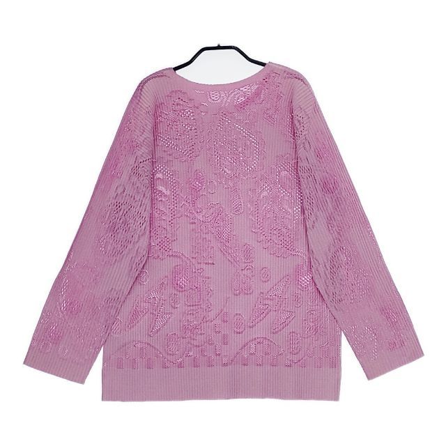 me ISSEY MIYAKE カットワーク レース MI02KJ793 プリーツ 長袖