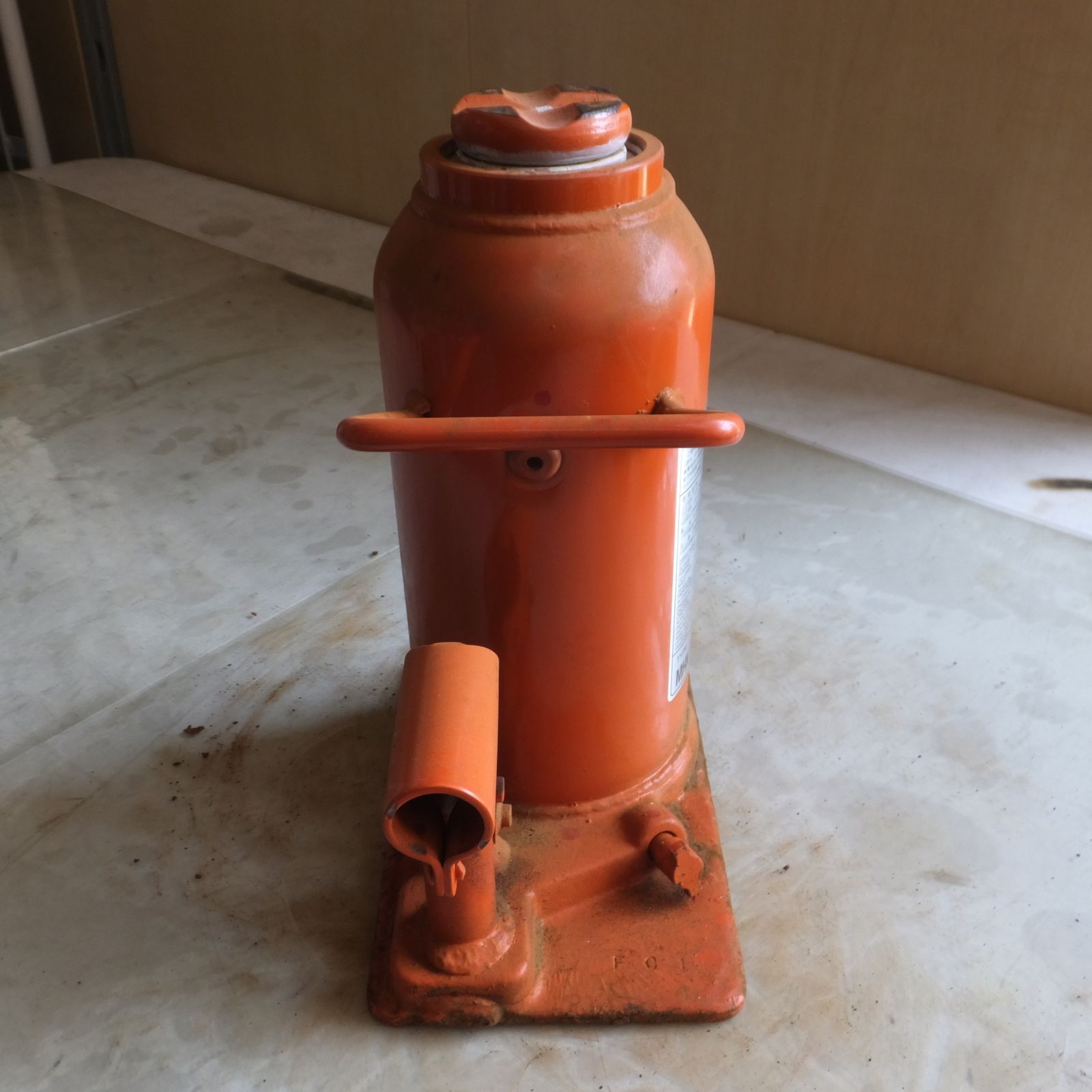 ◆マサダ 油圧ジャッキ MHK-15N 工具 15TON 15ton 15トン 15000kg 油圧式 オイル だるま ダルマ 車載 自動車 点検 整備 10 ◆