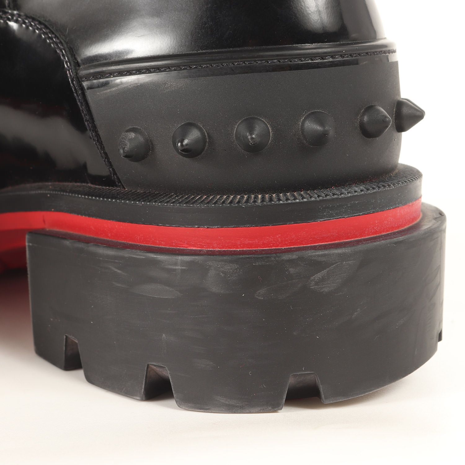 Christian Louboutin リアルパイソン モンクストラップ 革靴 Christian Louboutin リアルパイソン モンクストラップ 革靴