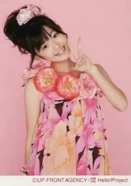 中古】生写真(ハロプロ) °C-ute/鈴木愛理/上半身・衣装ピンク・花柄