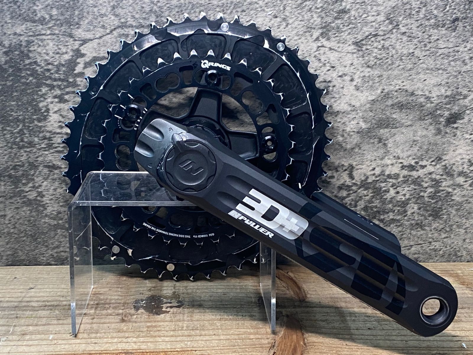 JI054 ローター ROTOR 3D IN POWER Q-RINGS パワーメーター クランクセット 170mm 50 36T 11S スピンドルΦ30