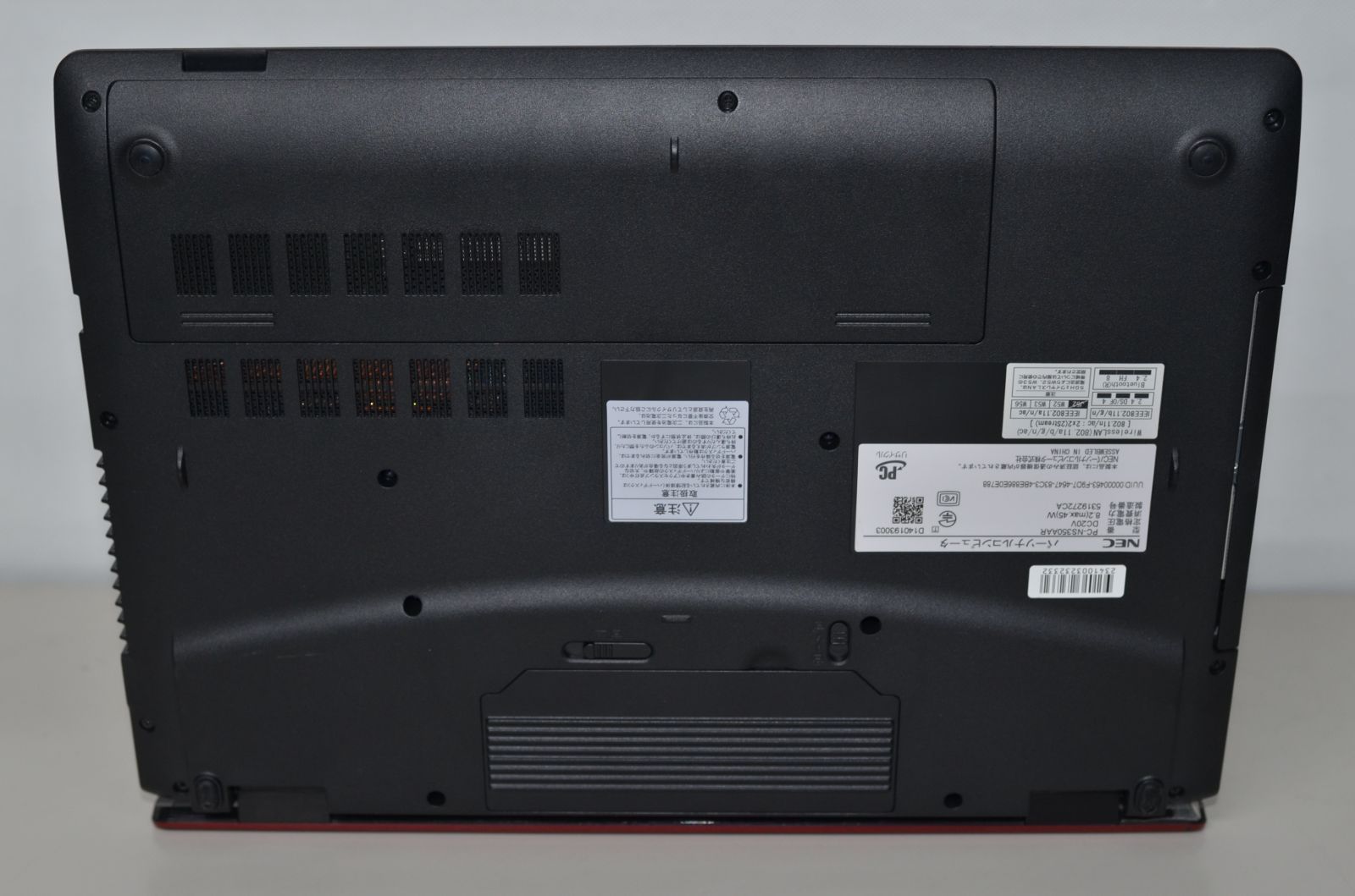 ジャンク品】ノートPC NEC NS350/A core i3-5005U ノート