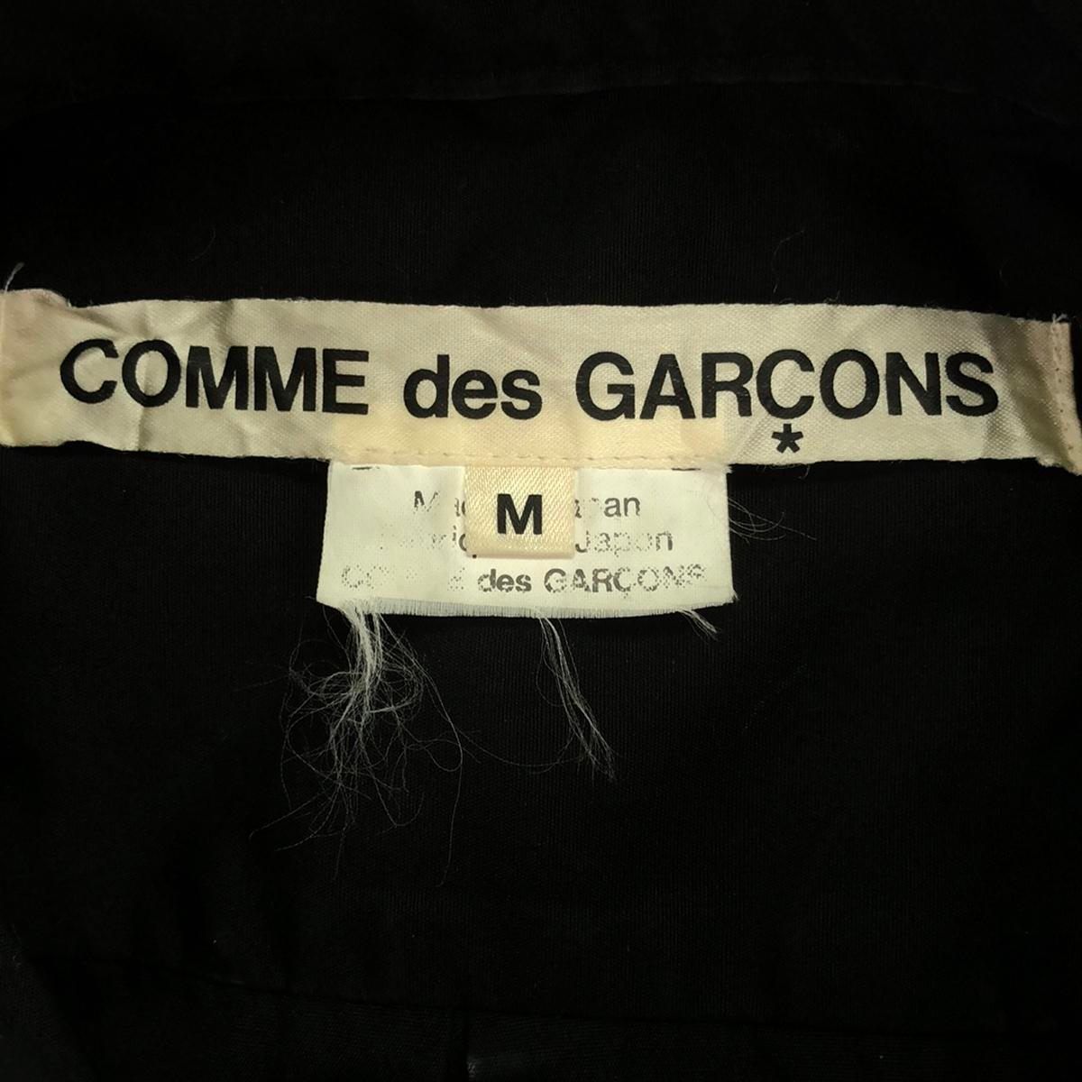 COMME des GARCONS コムデギャルソン 19SS ドッキングカラーロングシャツブラウス GC-B004 ブラック M