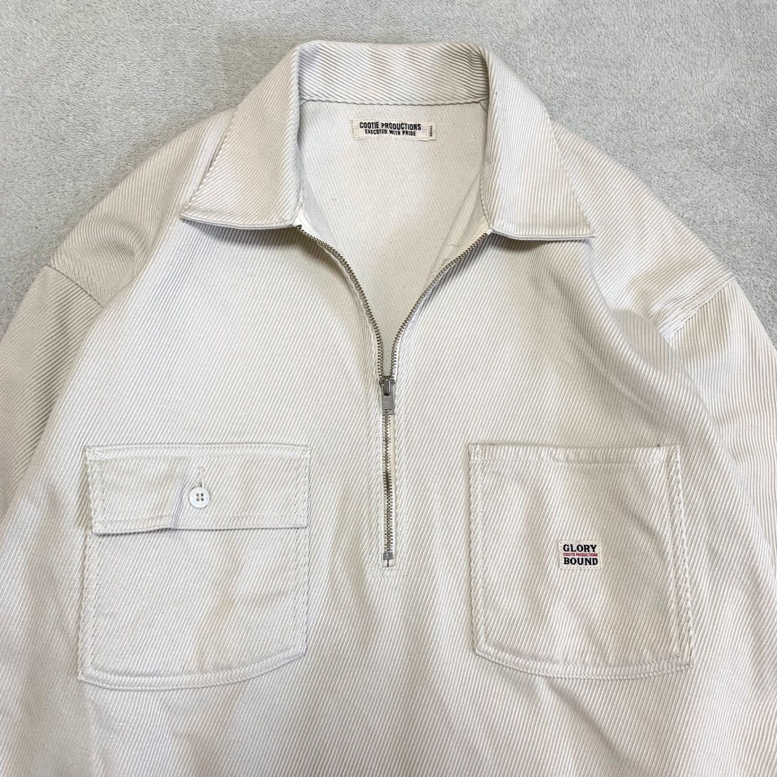 COOTIE PRODUCTIONS 21SS Kersey Pullover S/S Work Jacket ワーク 