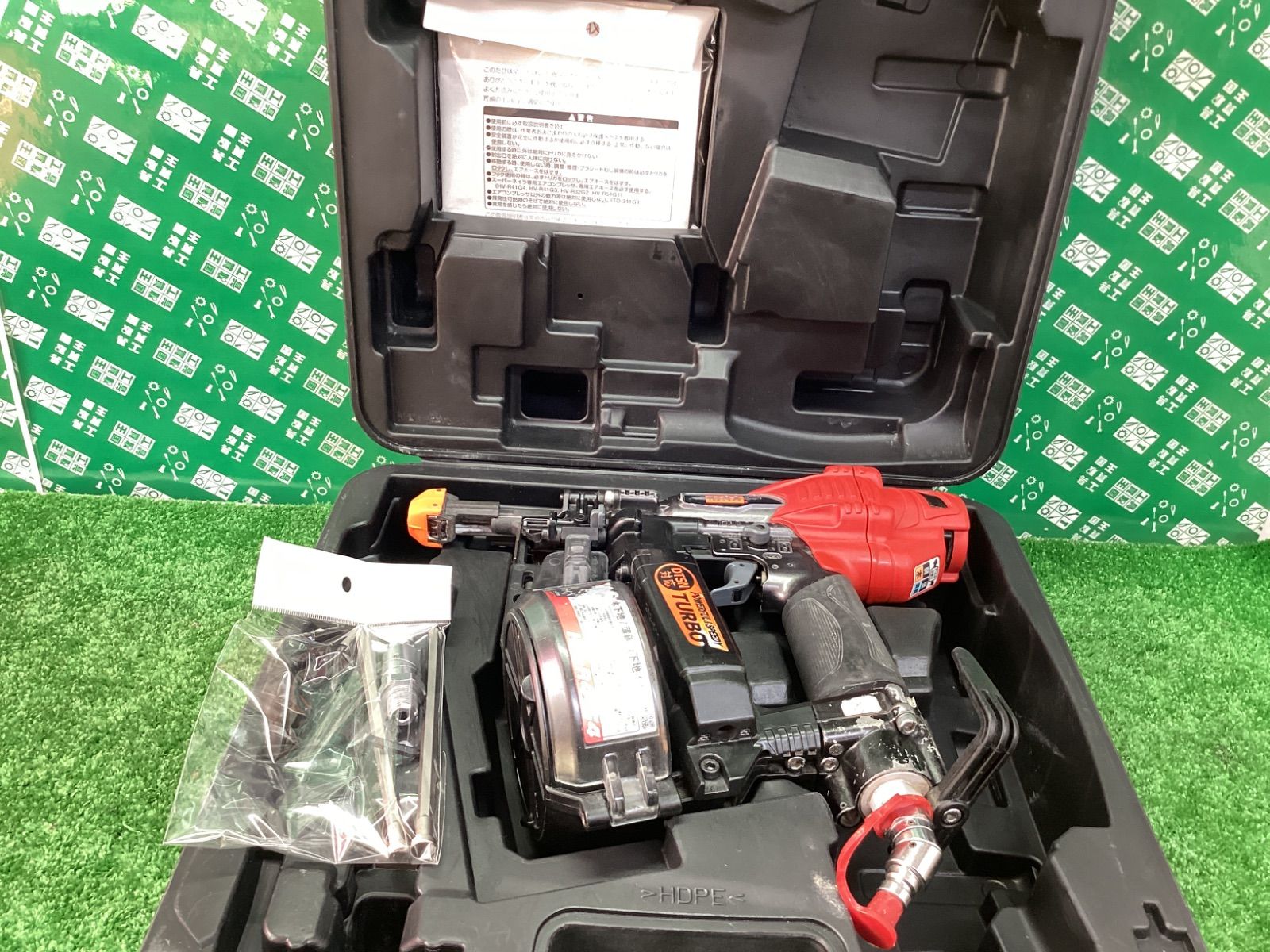 MAX マックス 41㎜高圧接続ターボドライバ クールグレー HV-R41G4-G | IT1Q1JBP298U