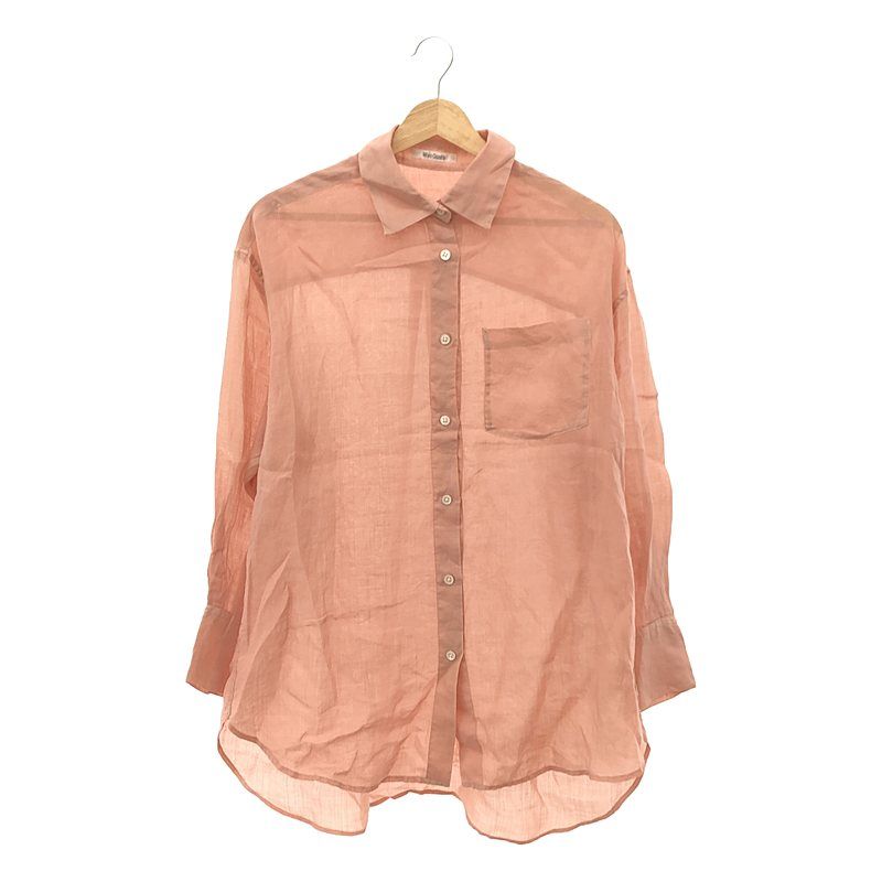 ウィムガゼット　リネンシャツ　2024SS 美品】 Whim Gazette / ウィムガゼット | 2024SS | リネン